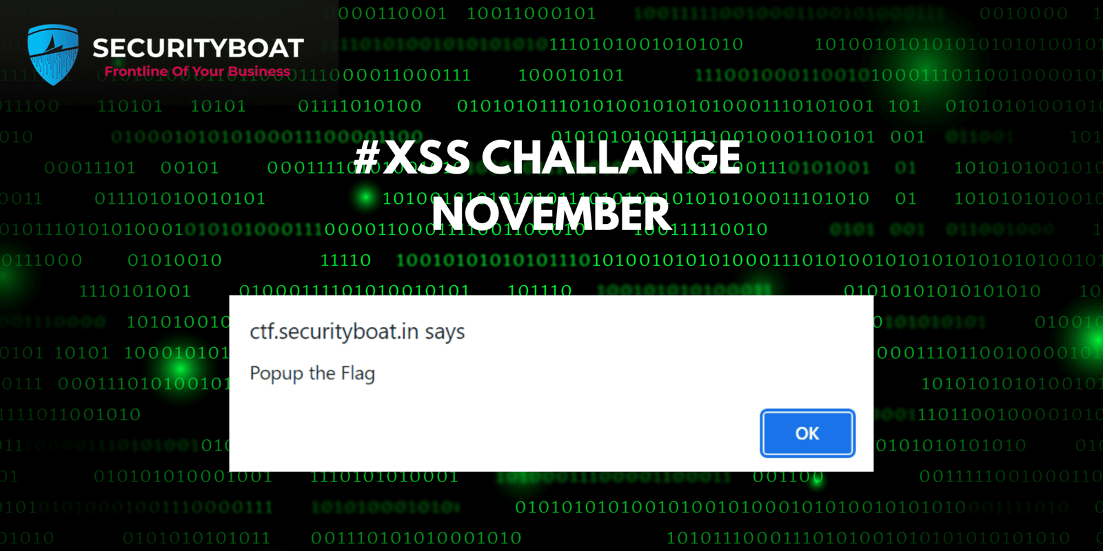 SecurityBoat CTF XSS Challenge November