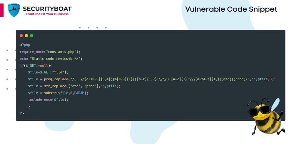 LFI code snippet