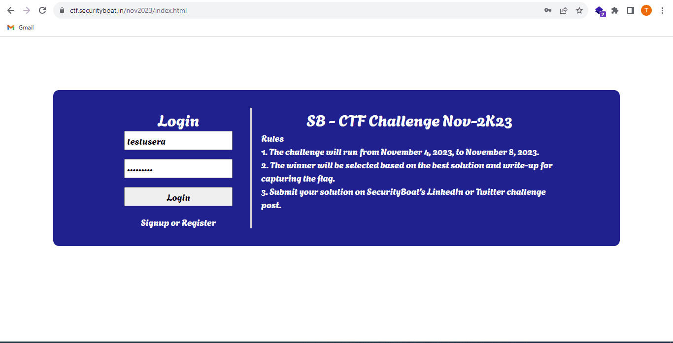 CSRF Login