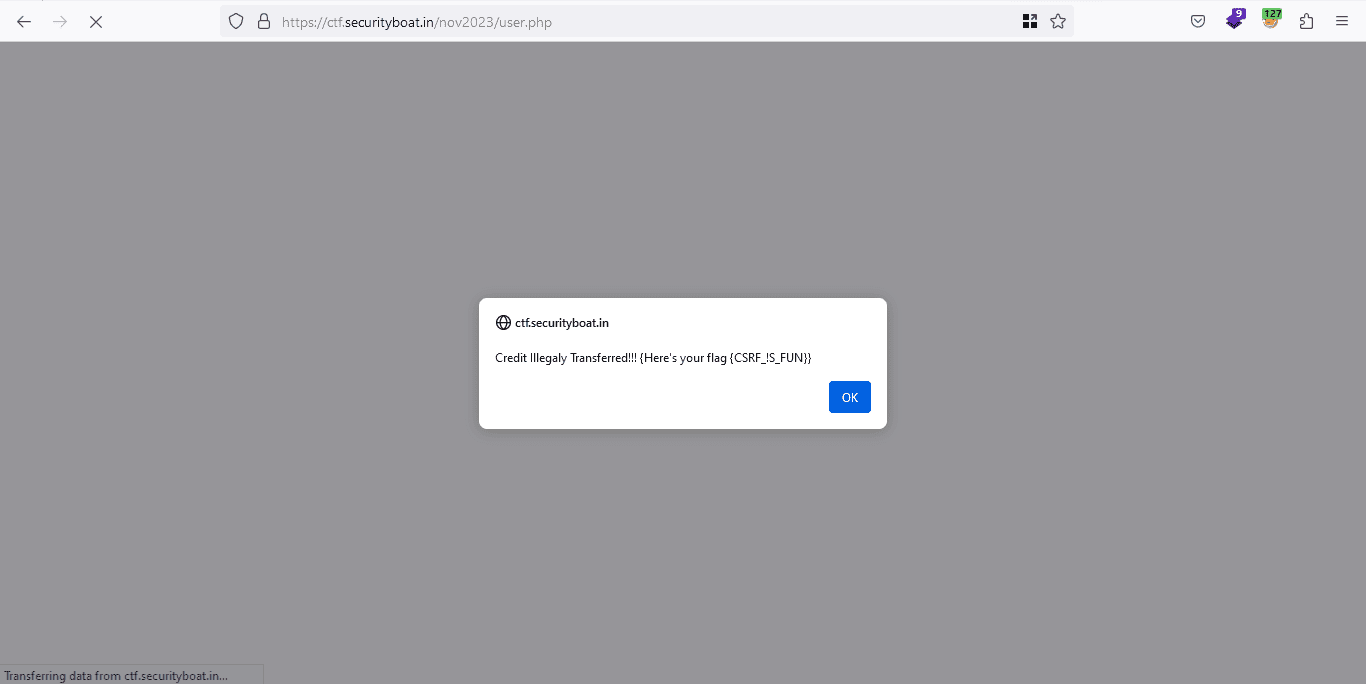 CSRF exploit